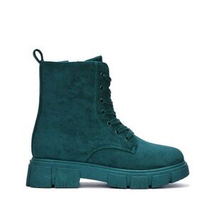 Cape Robbin Women Ankle Combat Boots Lug Platform Sole Booties Lace Up Sz 6